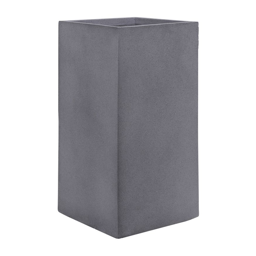 Sagebrook 11"/13" Resin Square Nested Planters (Set Of 2) - Gray