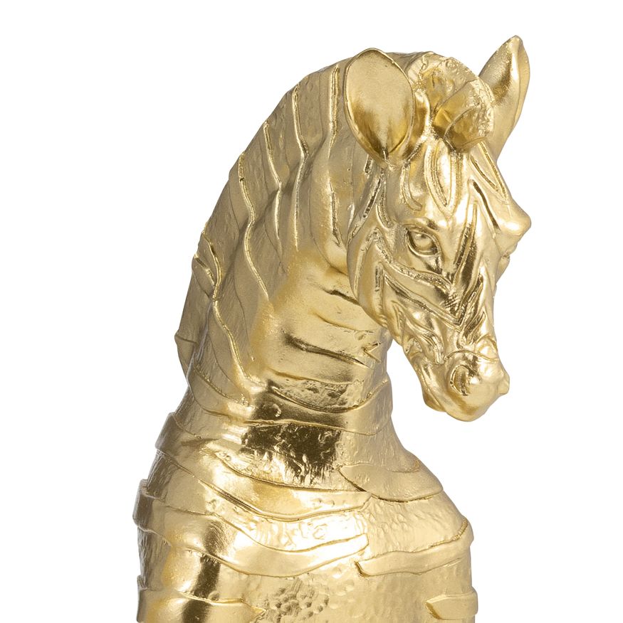 Sagebrook - 8" Resin No Evil Zebras (Set Of 3) in Gold