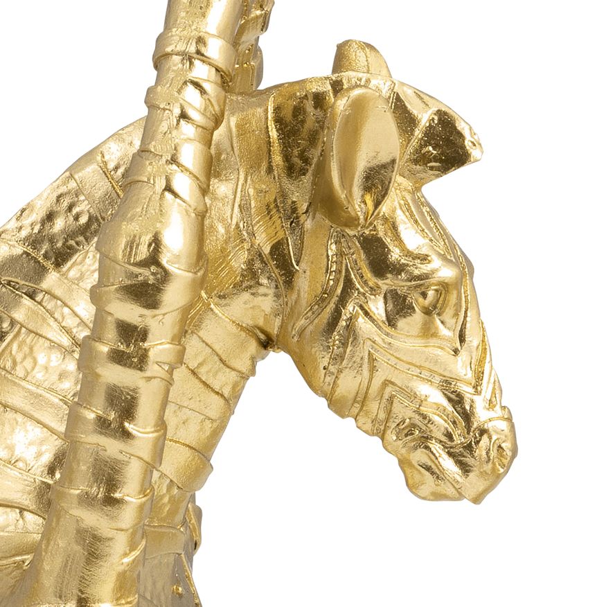 Sagebrook - 8" Resin No Evil Zebras (Set Of 3) in Gold