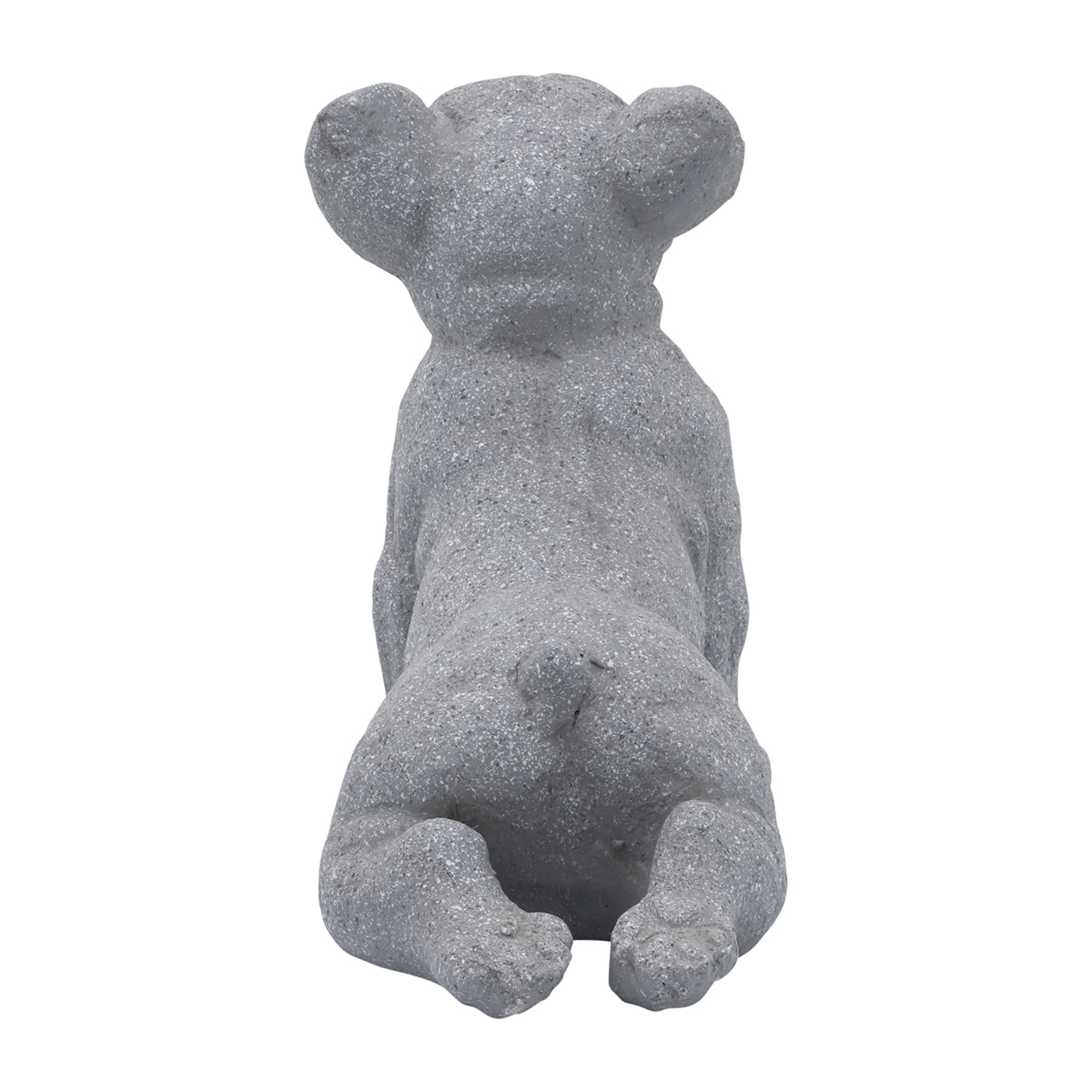 Sagebrook 12" Resin Upward Facing Dog - Gray