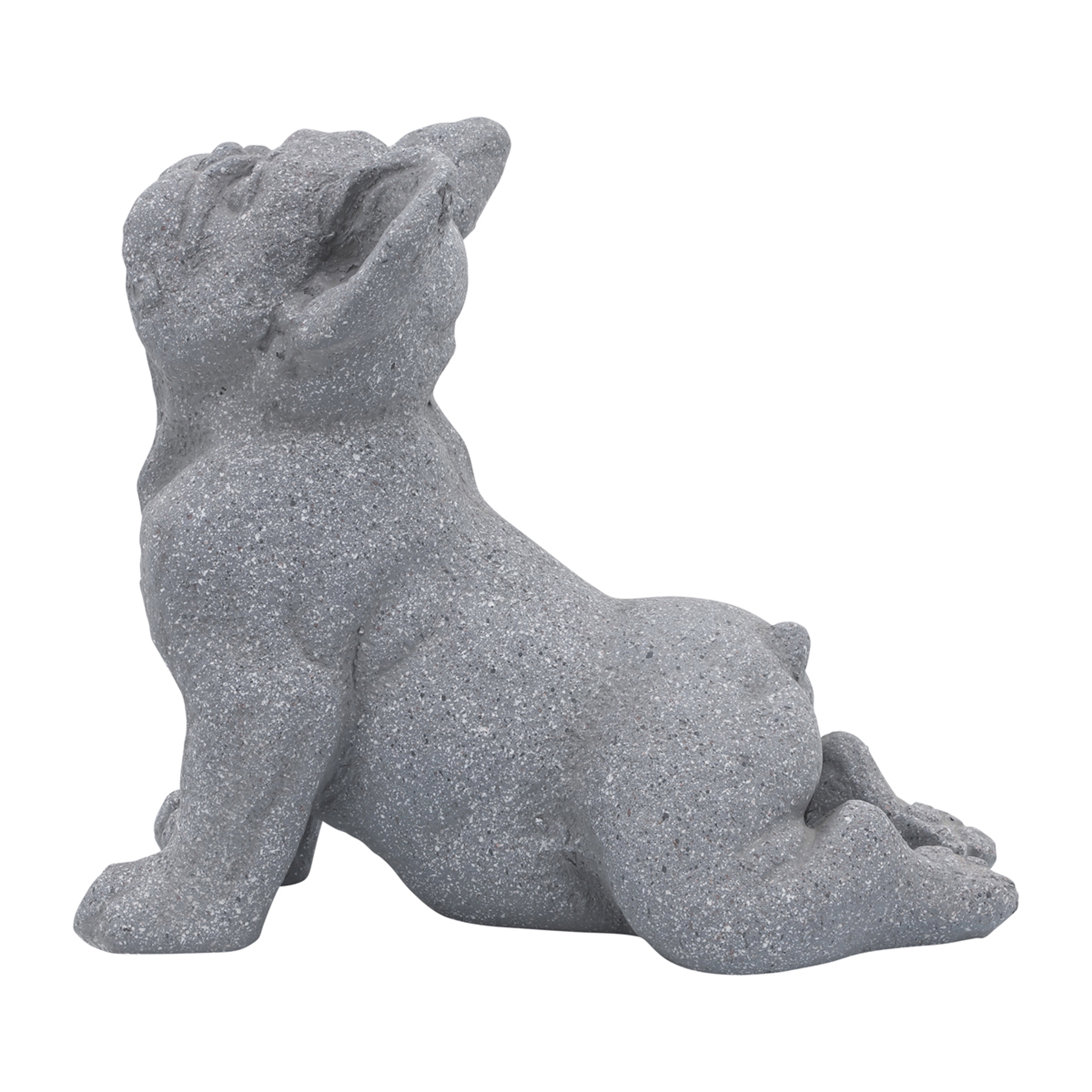 Sagebrook 12" Resin Upward Facing Dog - Gray