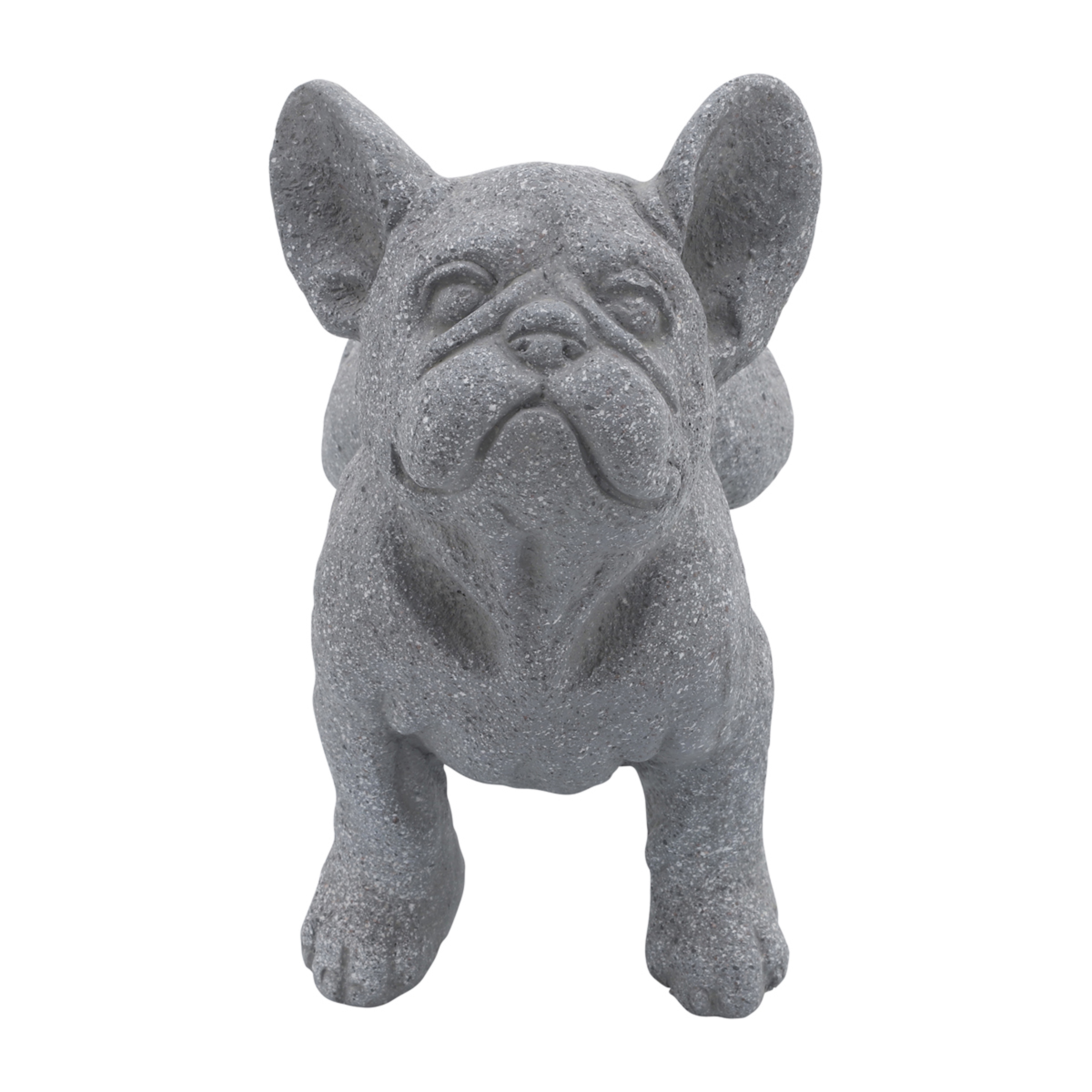 Sagebrook 12" Resin Upward Facing Dog - Gray