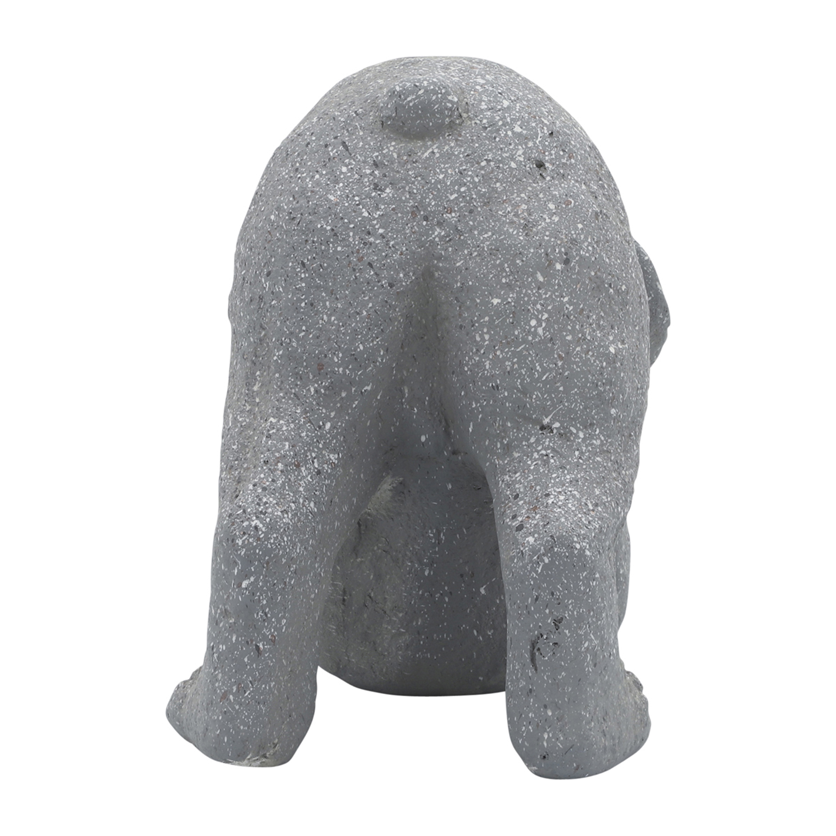 Sagebrook 10" Resin Yoga Dog - Gray