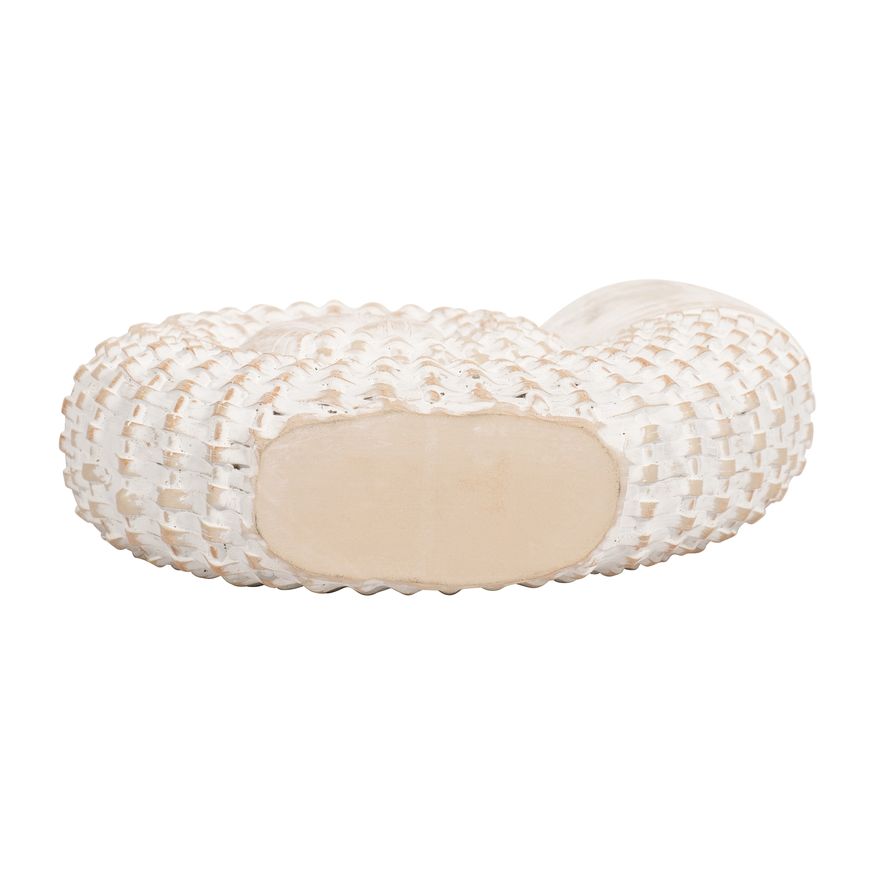 Sagebrook - 7" Resin Shell Table Accent in White