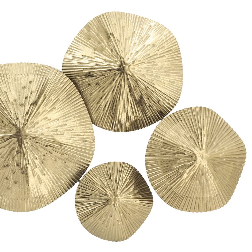 Sagebrook - Metal Lily Pads in Gold