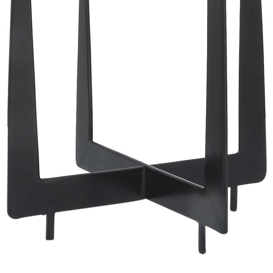 Sagebrook - 14" Metal 4-Candlesticks Holder in Black