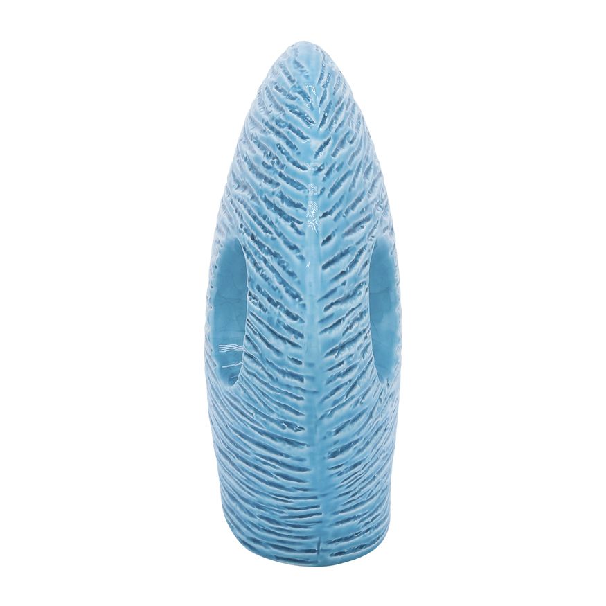 Sagebrook 14" Ceramic Textured Fish - Blue