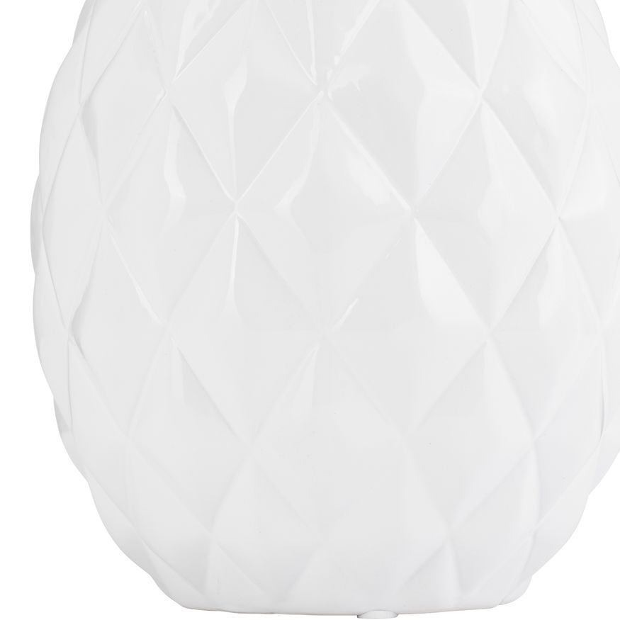 Sagebrook - 13" Ceramic Pineapple Decor in White