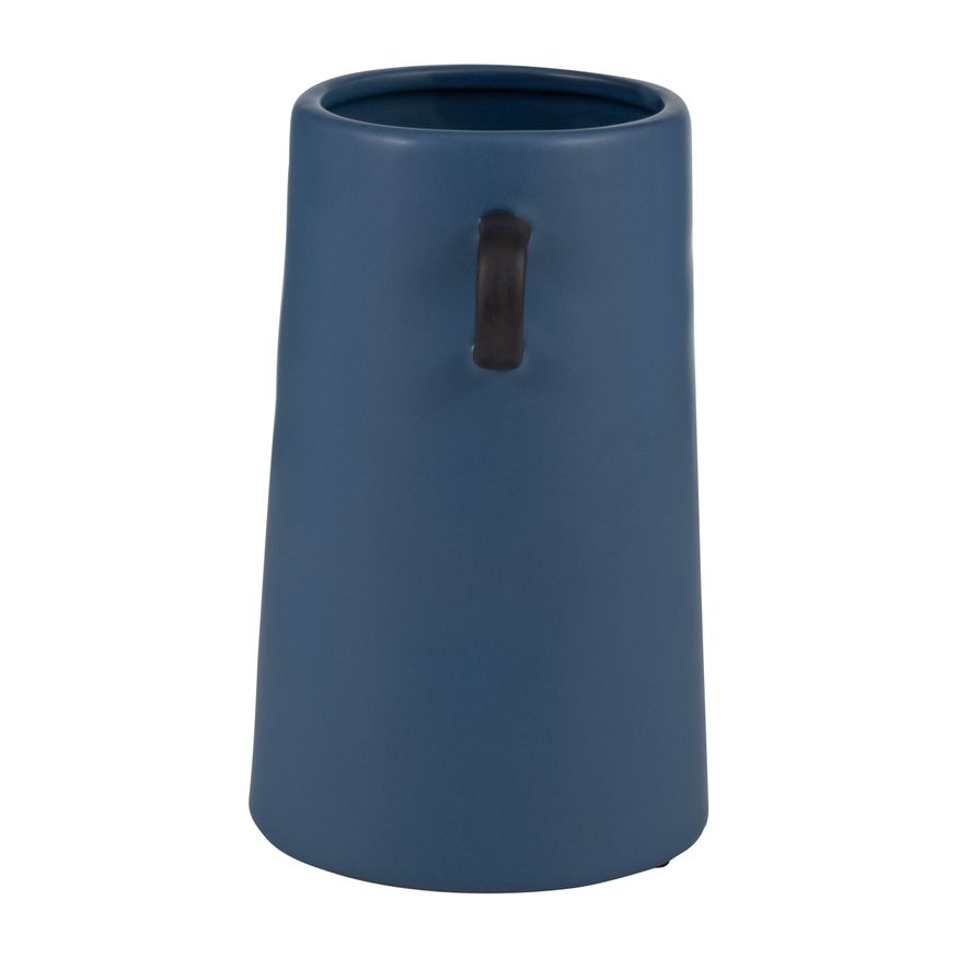 Sagebrook 9" Ceramic Eared Vase - Blue