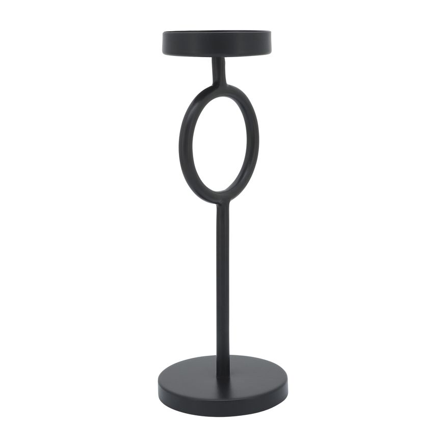 Sagebrook - 10" Metal Round Taper Candle Holder