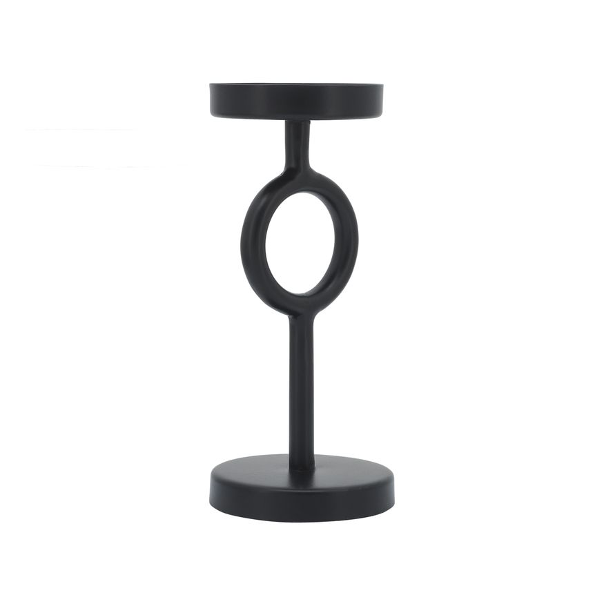 Sagebrook 13" Metal Ring Candle Holder