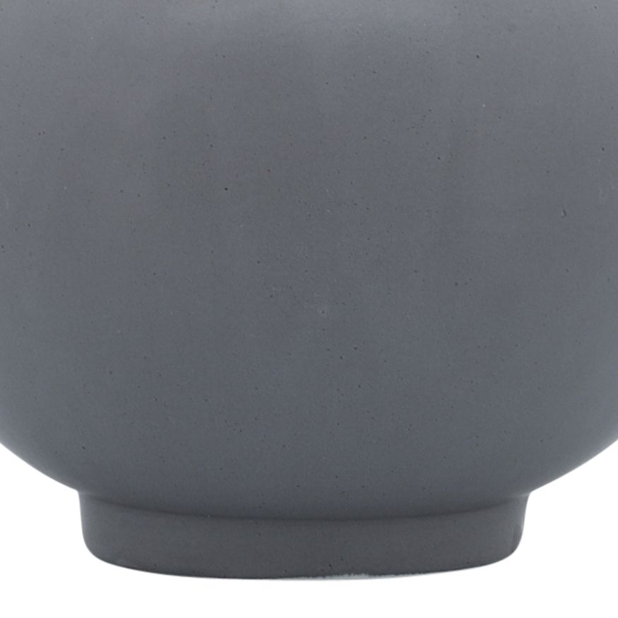 Sagebrook 8" Ceramic Bulbous Vase - Gray