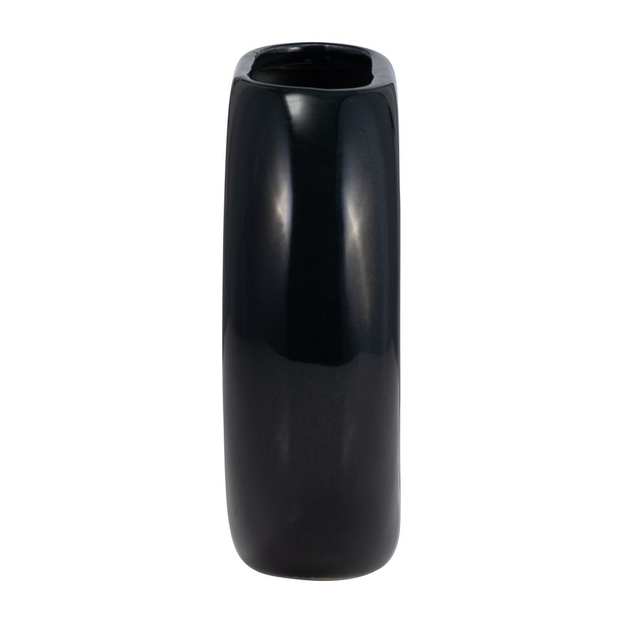 Sagebrook 5" Ceramic Donut Vase - Navy