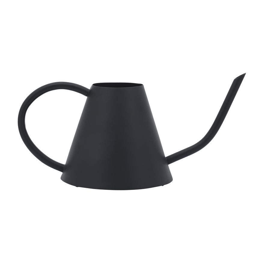 Sagebrook 6" Metal Watering Can - Black