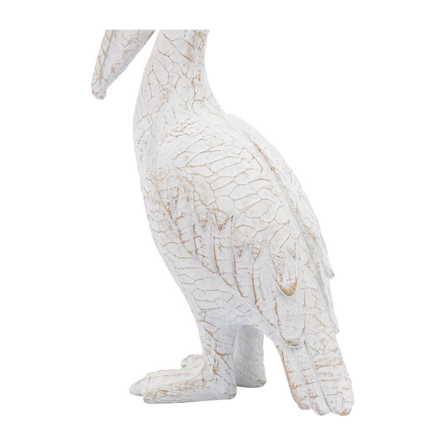 Sagebrook - 14" Ceramic Standing Pelican in White