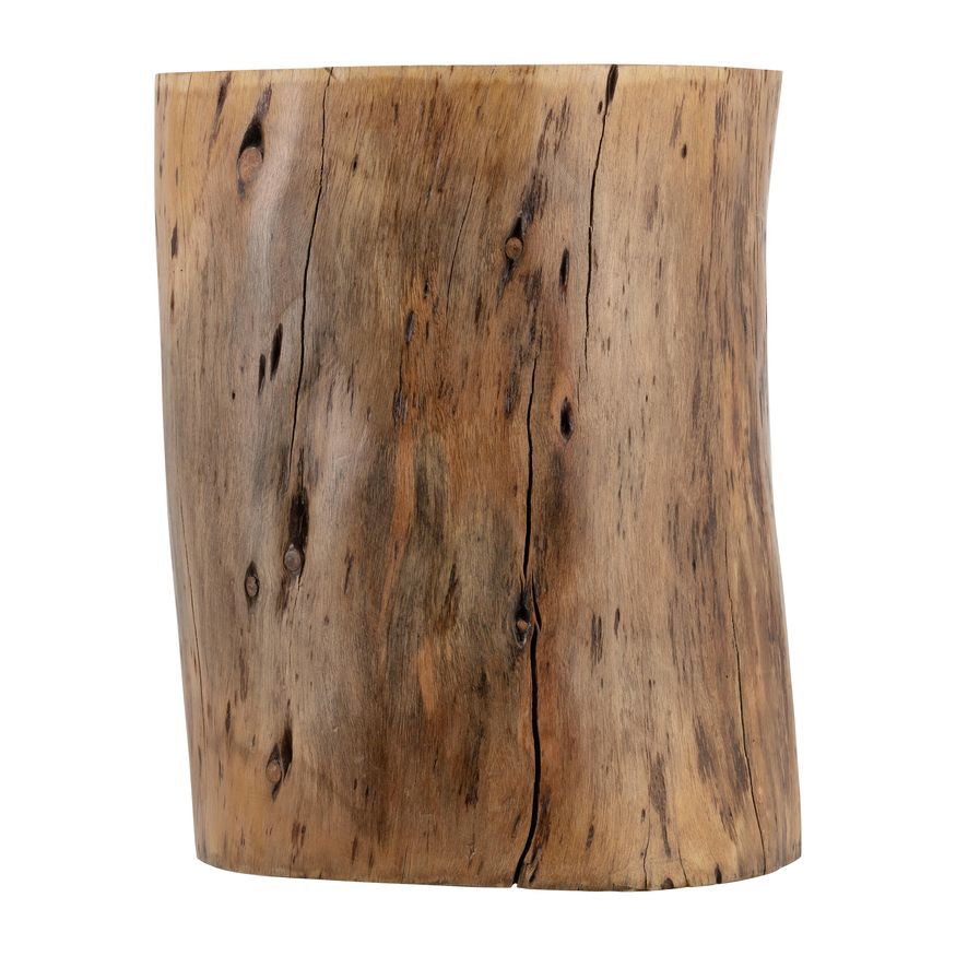 Sagebrook - Wood Log Stool in Natural Finish