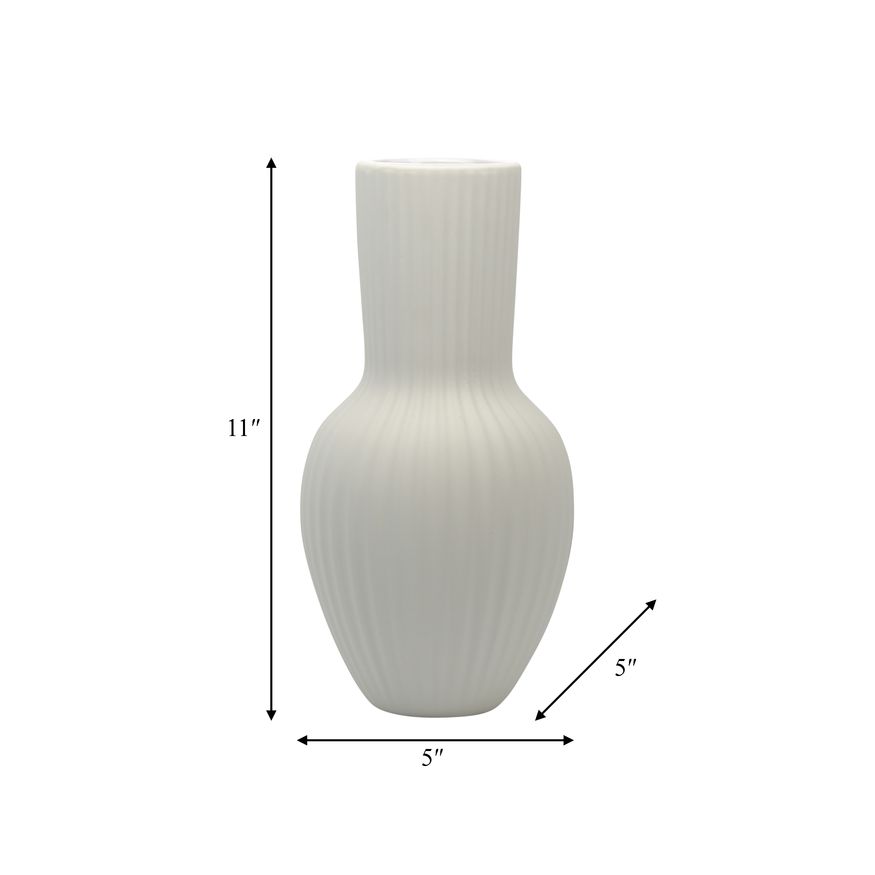 Sagebrook 11" Ceramic Bouquet Vase