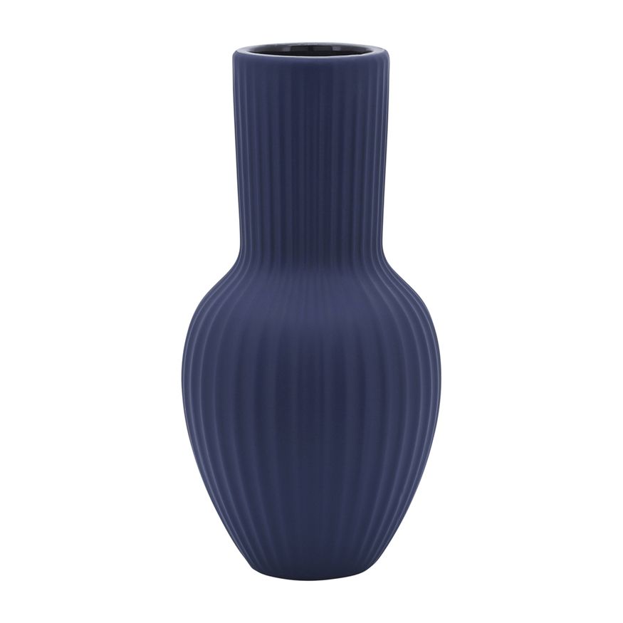 Sagebrook 11" Ceramic Bouquet Vase - Navy