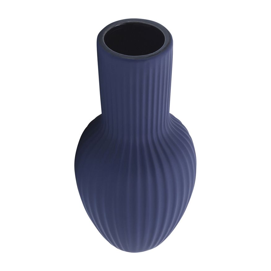 Sagebrook 11" Ceramic Bouquet Vase - Navy