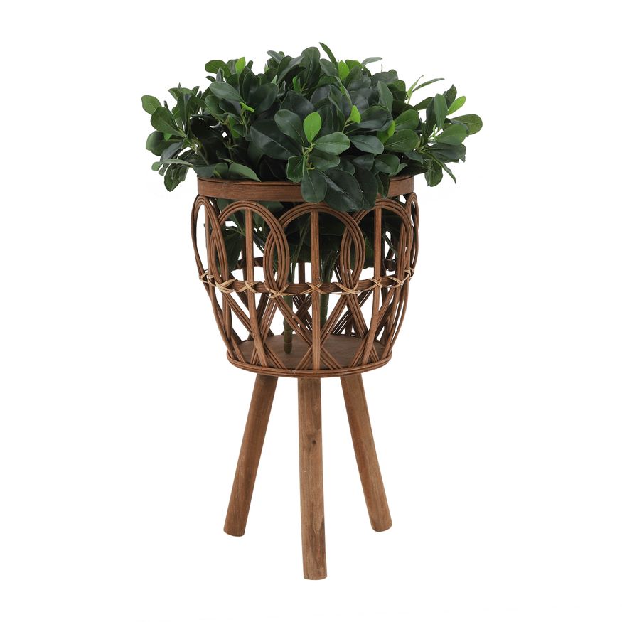 Sagebrook™ 11"/13"/15" Bamboo Planters (Set Of 3) - Brown