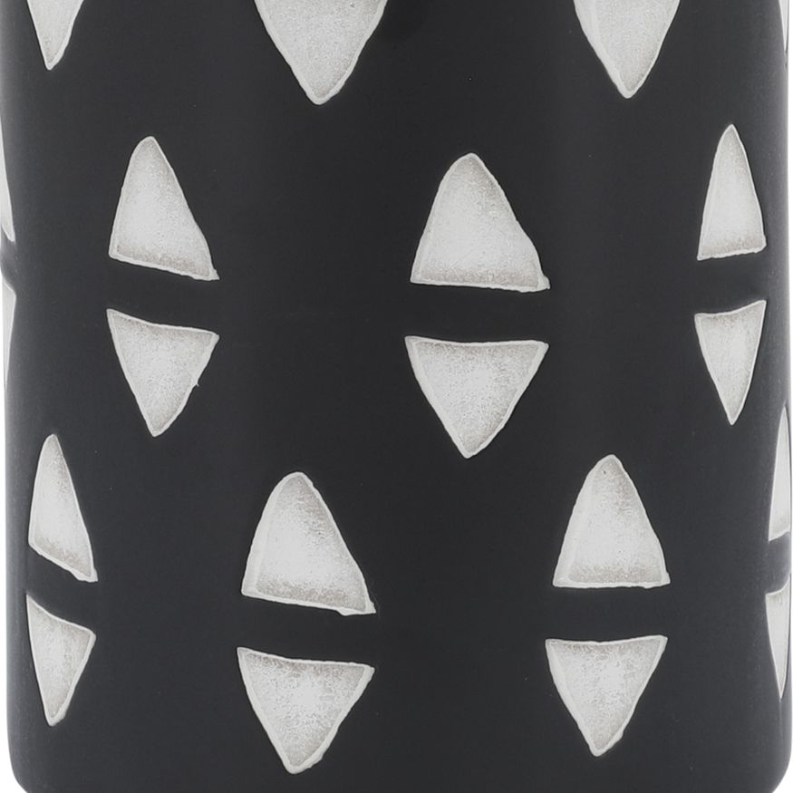 Sagebrook - 10" Ceramic Decorative Vase in Black/White