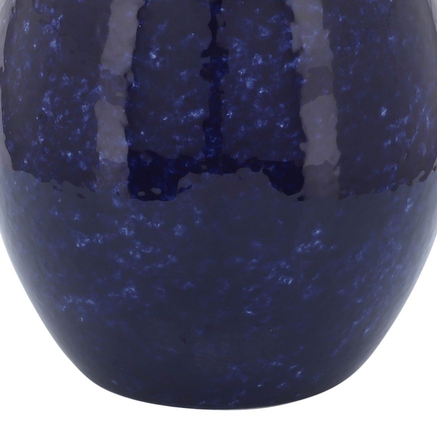 Sagebrook 10" Ceramic Primeval Vase - Blue