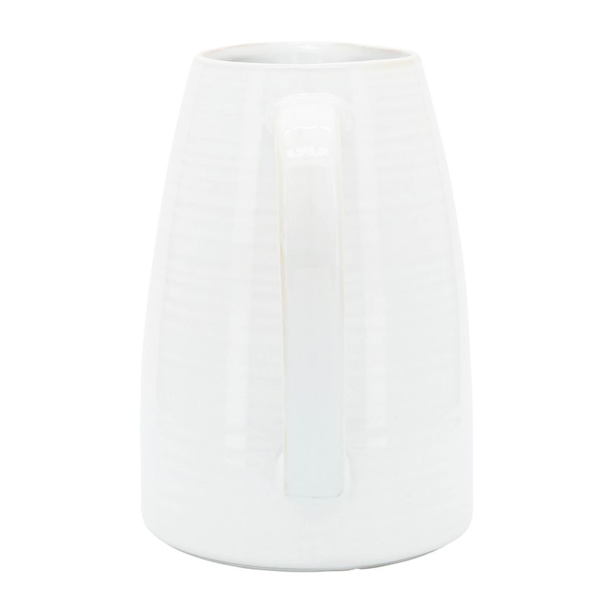 Sagebrook - 8" Ceramic Pitcher in White