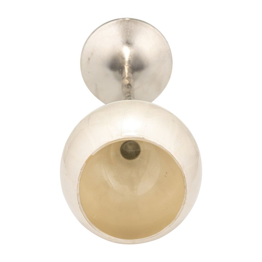 Sagebrook 24" Glass Tealight Holder - Pearl White