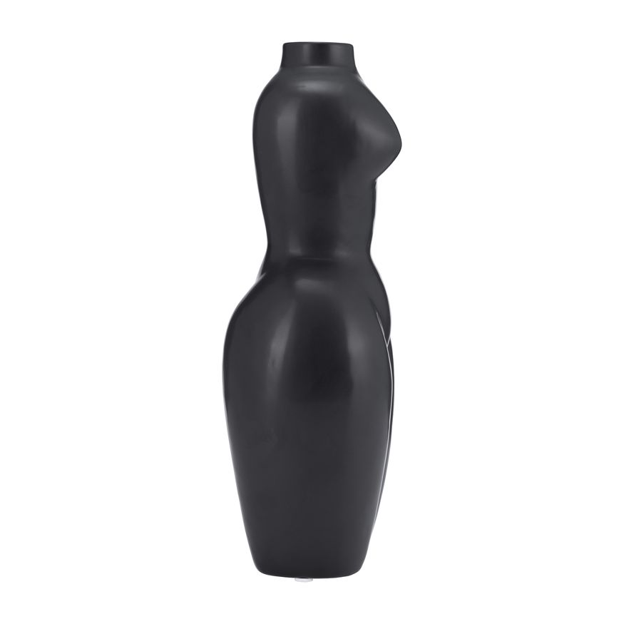 Sagebrook 12" Dol Torso Vase - Black