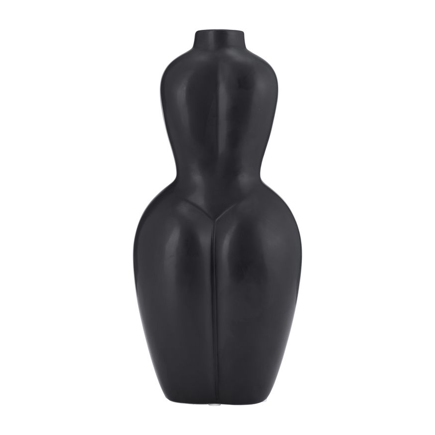 Sagebrook 12" Dol Torso Vase - Black