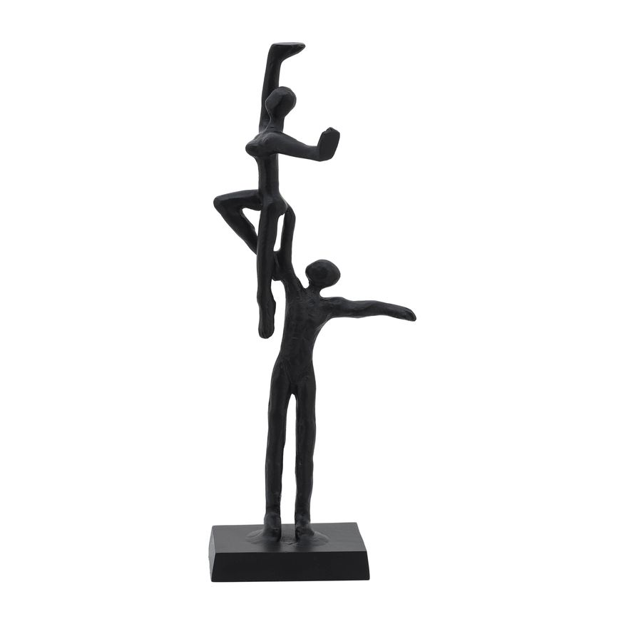 Sagebrook - 14" Metal Dancing Couple in Black