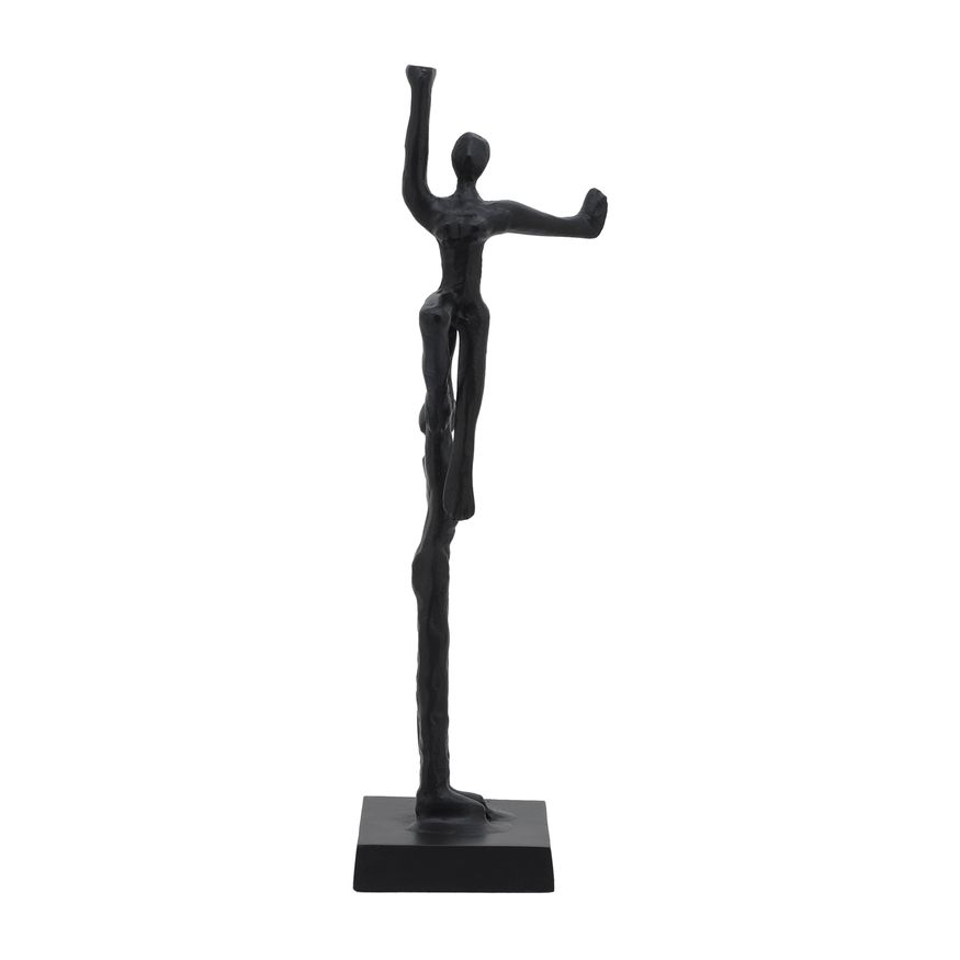 Sagebrook - 14" Metal Dancing Couple in Black