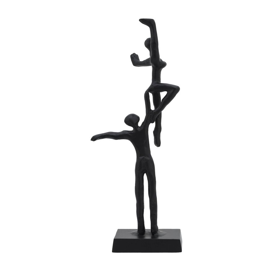 Sagebrook - 14" Metal Dancing Couple in Black