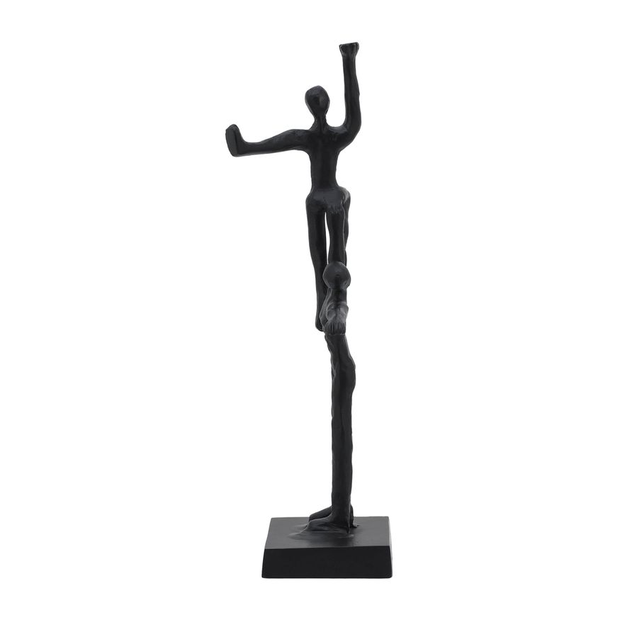 Sagebrook - 14" Metal Dancing Couple in Black