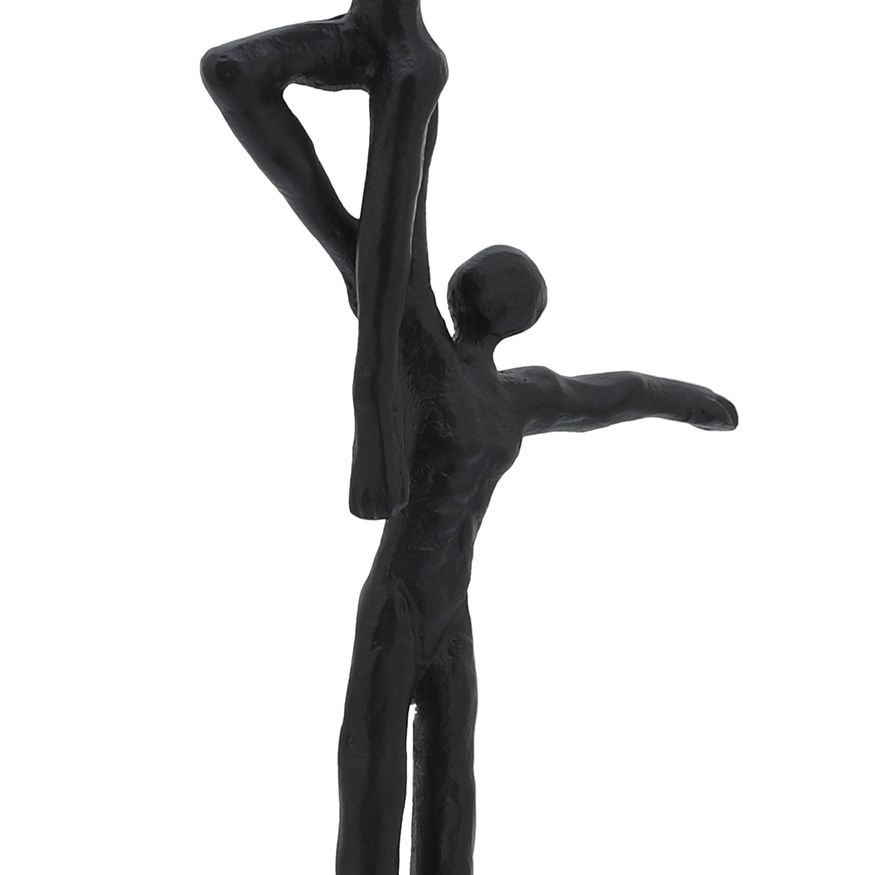 Sagebrook - 14" Metal Dancing Couple in Black