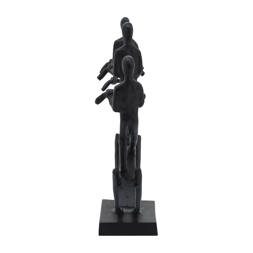 Sagebrook - 15" Metal 4 Men Balancing Act in Black