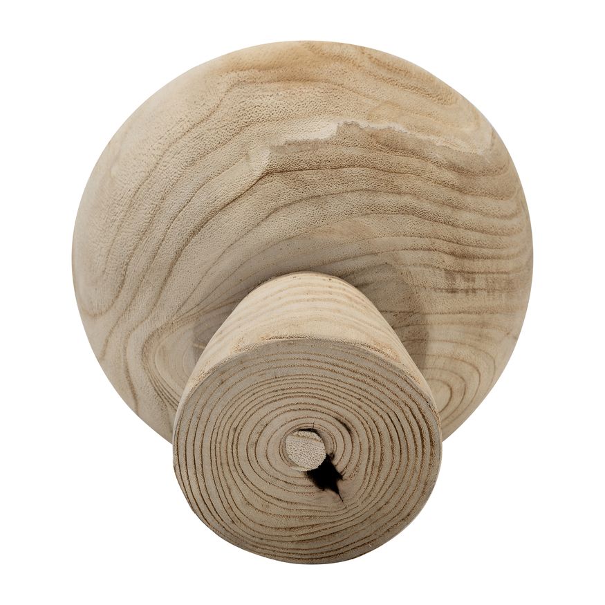 Sagebrook 8" Wood Bowl With Stand - Natural