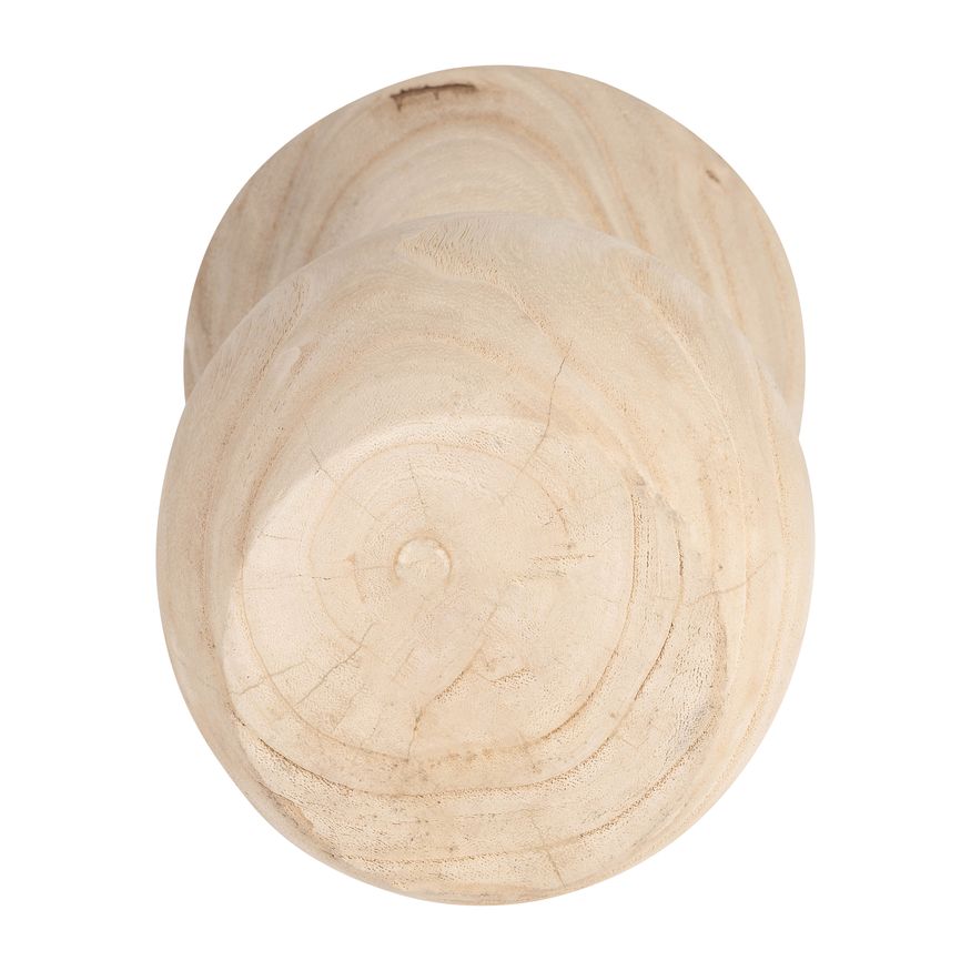 Sagebrook - 10" Wood Vase in Natural