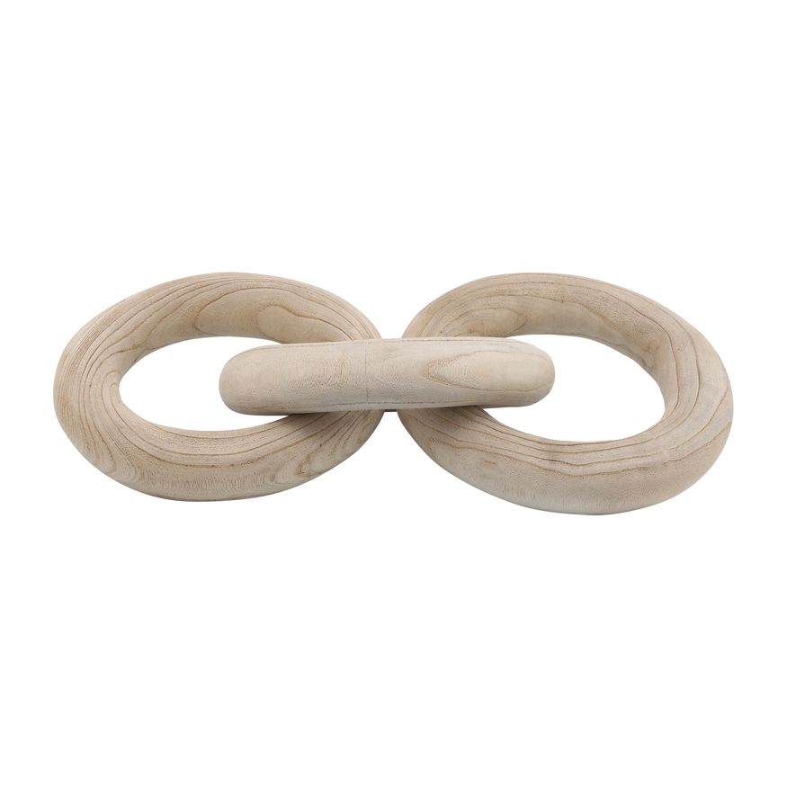 Sagebrook 28" 3 Wooden Links