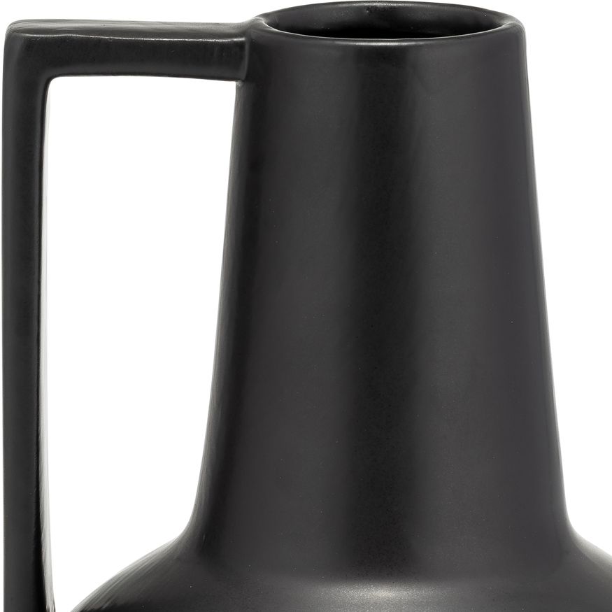 Sagebrook 9" Ceramic Vase - Black