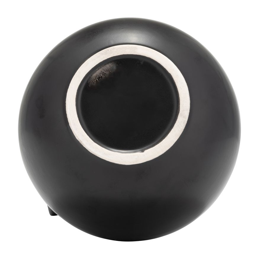 Sagebrook 9" Ceramic Vase - Black