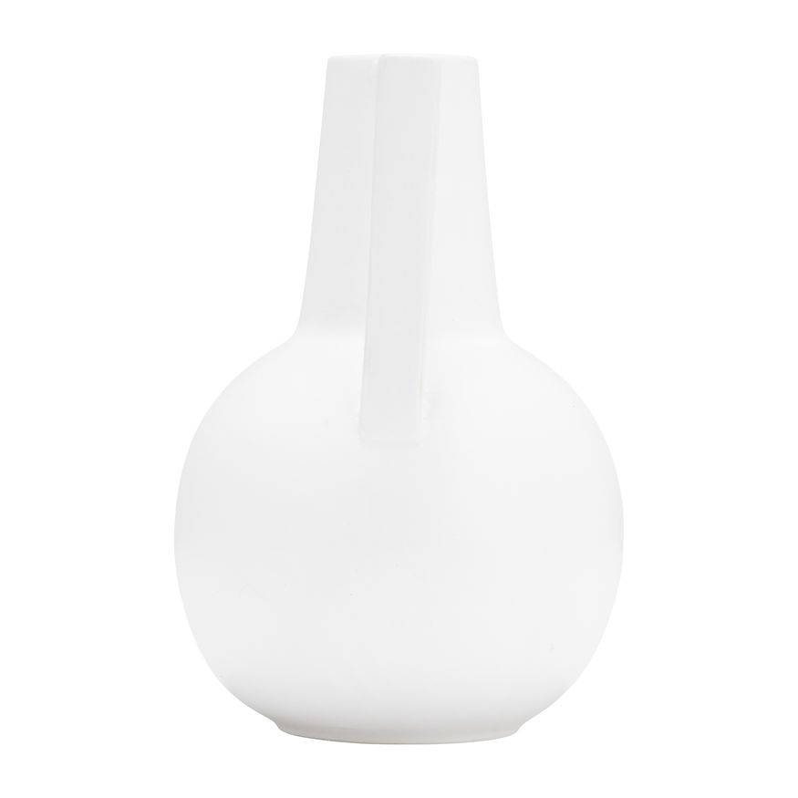 Sagebrook 9" Ceramic Vase - White