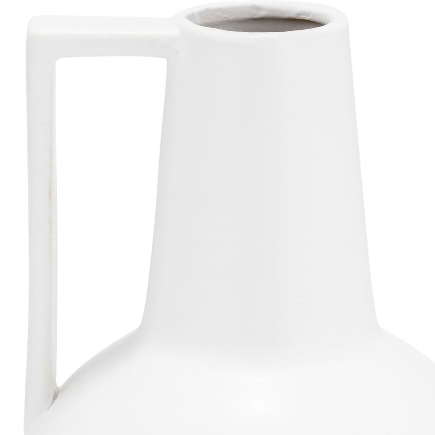 Sagebrook 9" Ceramic Vase - White