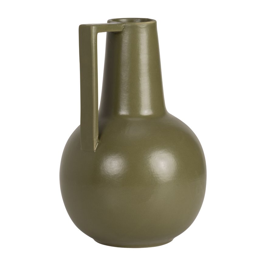 Sagebrook 9" Ceramic Vase - Olive