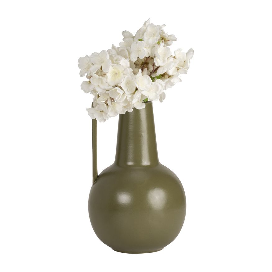 Sagebrook 9" Ceramic Vase - Olive