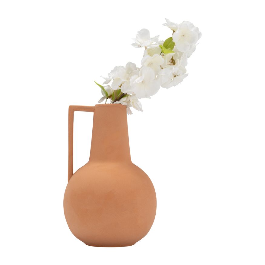 Sagebrook 9" Ceramic Vase - Terracota