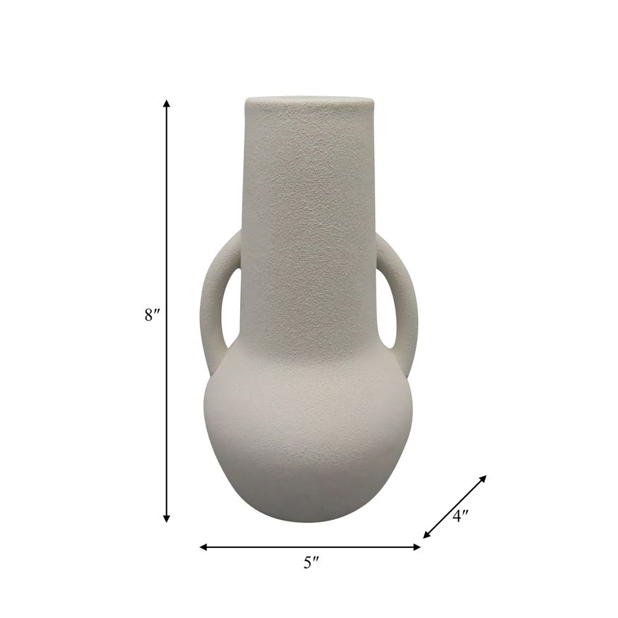 Sagebrook 8" Ceramic Vase With Handles