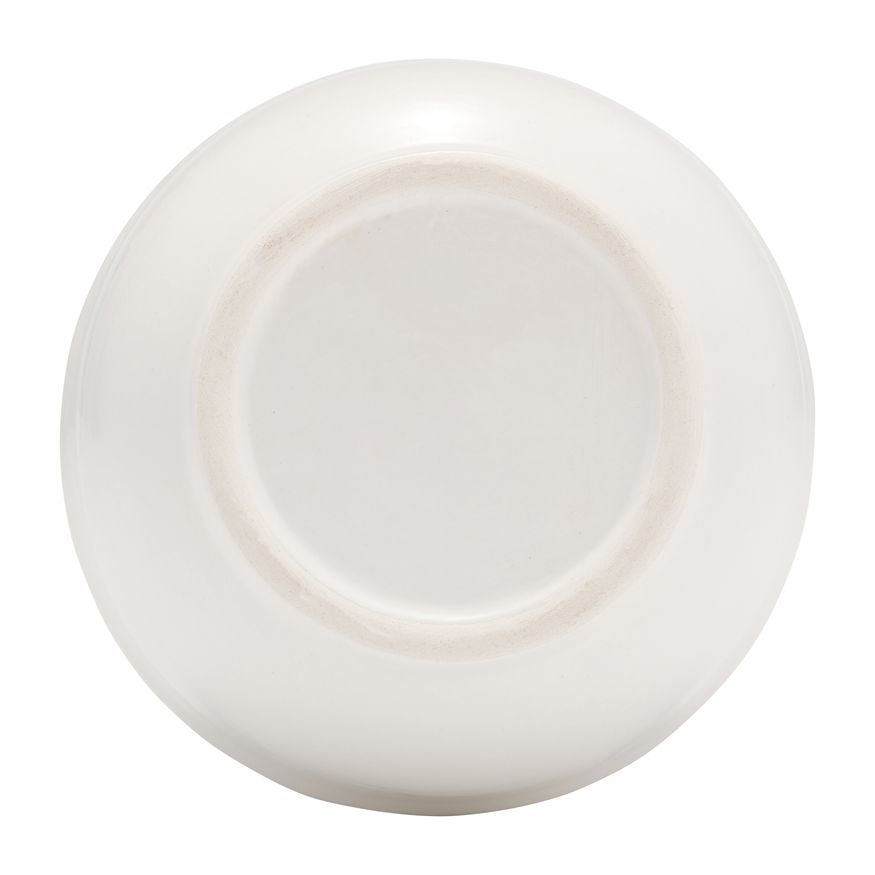 Sagebrook™ 11" Ceramic Ring Pattern Vase - White