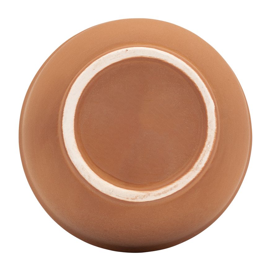 Sagebrook 11" Ceramic Ring Pattern Vase - Terracotta