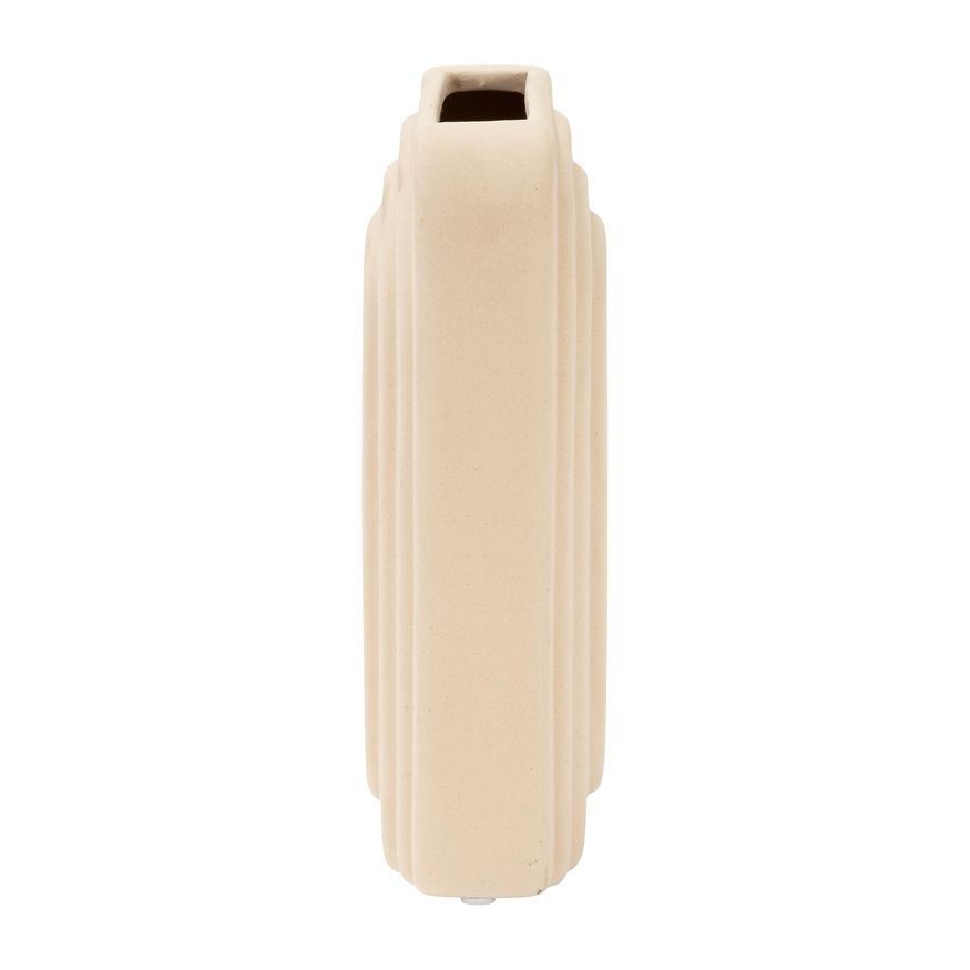 Sagebrook 7" Dol Rectangular Vase - Irish Cream